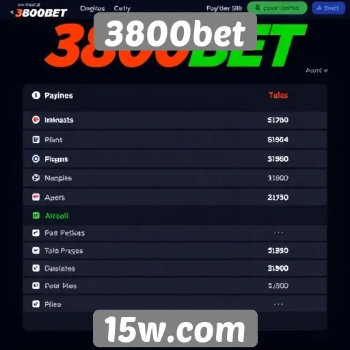 Comparativo de métodos de pagamento no 3800bet